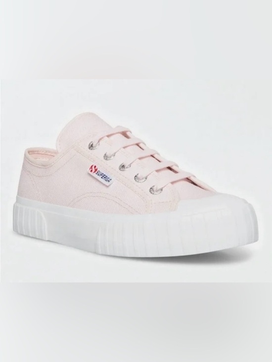 Superga Shoes - Superga Light Pink Canvas Platform minimalist comfortable Sneakers
